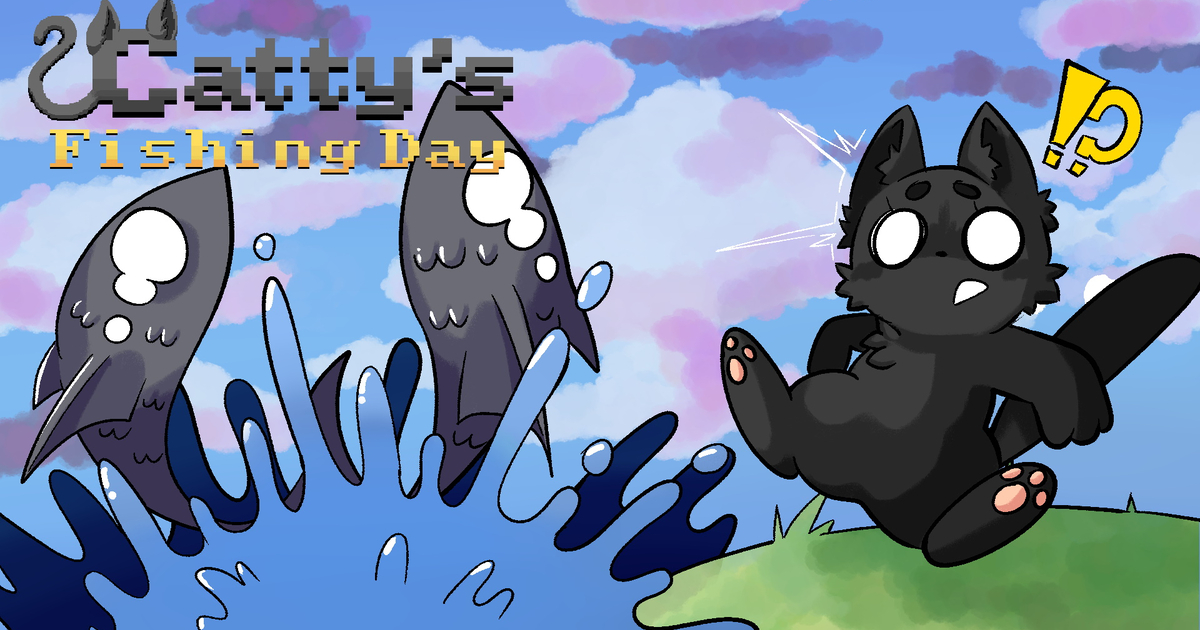 Catty's Fishing Day Cover