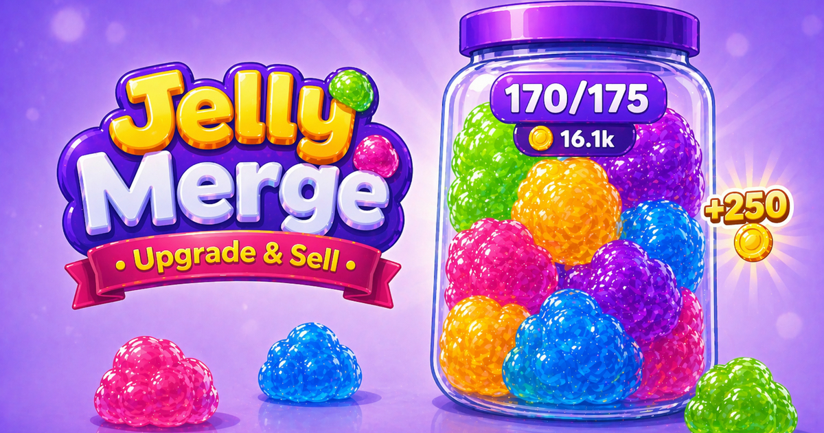 Jelly Merge: Upgrade & Sell Cover