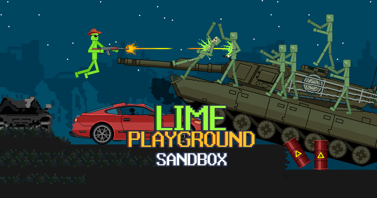 Lime Playground Sandbox Cover