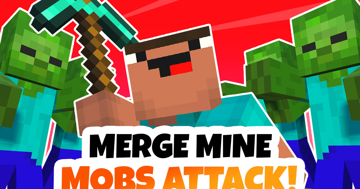 Merge Mine: Mobs Attack! Cover